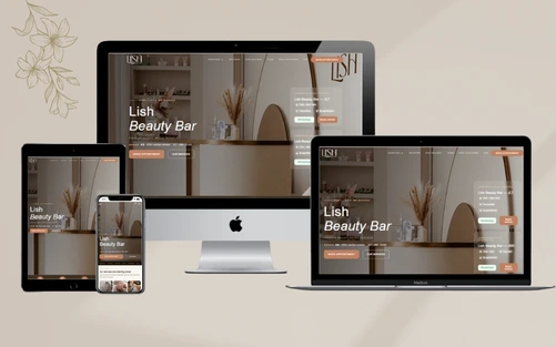 Lish Beauty Bar website